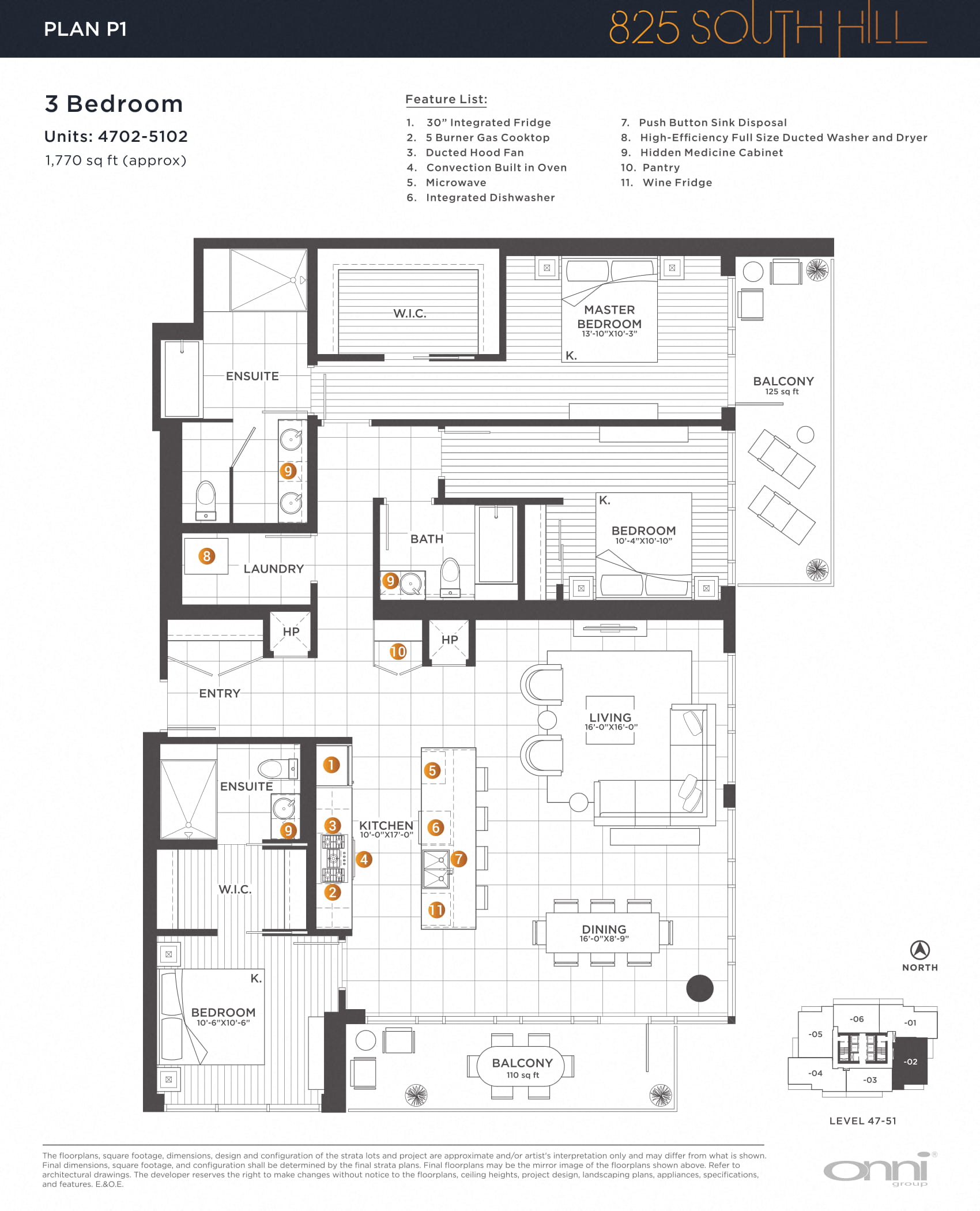 Floor plan for 3 beds, 3 baths, 1772 sqft